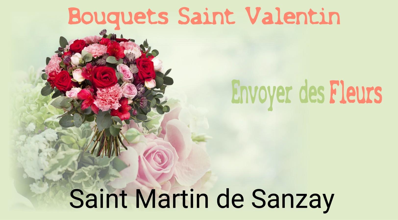 Roses de Saint-Valentin livrées à Saint-Martin-de-Sanzay